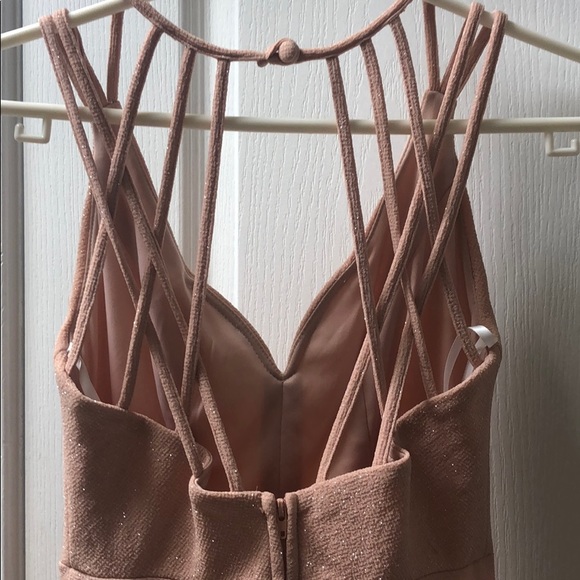 Super cute blush pink strappy dress - Picture 3 of 4